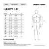 KURTKA MOTOCYKLOWA TEKSTYLNA REBELHORN HARDY 3.0 DESERT GREY RED 3XL